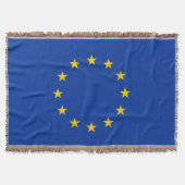 Drapeau de l'Union européenne Jetez la couverture (Devant)