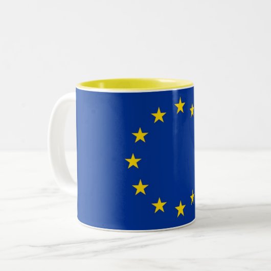 Drapeau de l'Union européenne Mug (Devant gauche)
