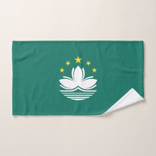 Drapeau de Macao (Serviette à main)