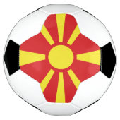Drapeau de Macédoine du Nord (Tourné)