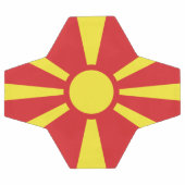 Drapeau de Macédoine du Nord (Plat)