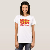 Drapeau de Macédoine Maqedoni T-Shirt (Devant entier)