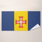 Drapeau de Madère Symbole de la province du Portug (Serviette de bain)