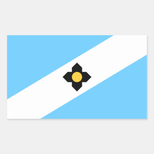 Drapeau de Madison, Sticker rectangulaire du Wisco