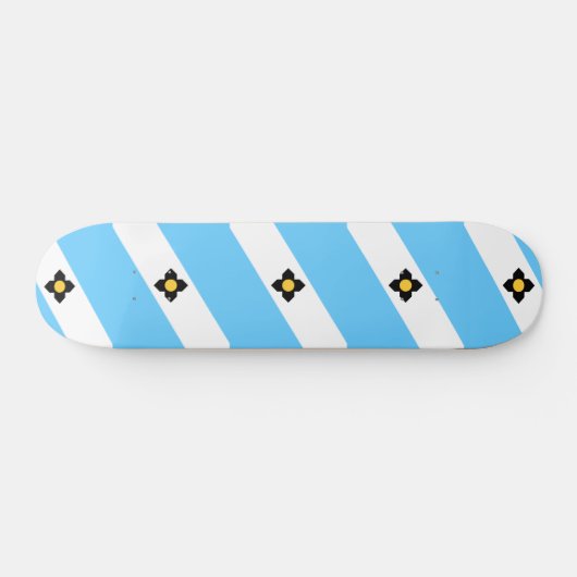 Drapeau de Madison, Wisconsin Skateboard (Horz)