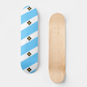 Drapeau de Madison, Wisconsin Skateboard (Recto)