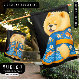 Drapeau De Maison Le JARDIN de YUKIKO • Storywear • Vues avant et