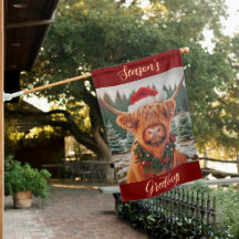 Pavillon de la maison Highland Cow