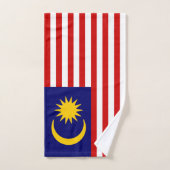 Drapeau de Malaisie (Serviette à main)