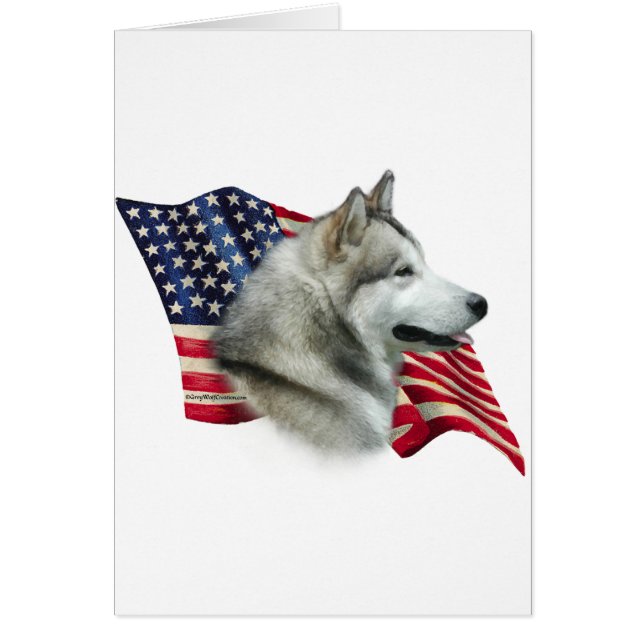 Drapeau de malamute de l'Alaska (Devant)