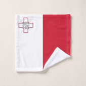 Drapeau de Malte (Gant de toilette)
