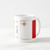 Drapeau de Malte + Tasse de carte (Devant droit)