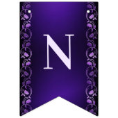 Drapeau de Mariage de fleurs violettes (Troisième drapeau)