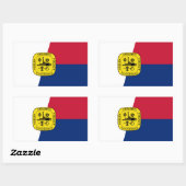 Drapeau de Memphis, Sticker rectangulaire du Tenne (Feuille)