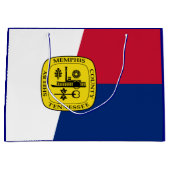 Drapeau de Memphis, Tennessee Grand sac cadeau (Devant)