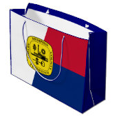Drapeau de Memphis, Tennessee Grand sac cadeau (Dos Angle)