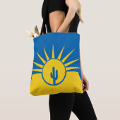 Drapeau de Mesa, Sac fourre-tout de l'Arizona (De près)