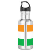 Drapeau de Miami, Floride Bouteille d'eau (Dos)