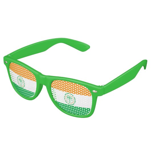 Drapeau de Miami, Floride Lunettes de soleil Retro (Angulaire)