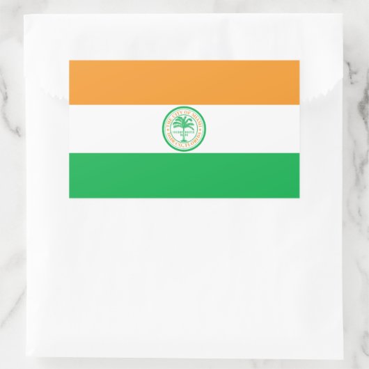 Drapeau de Miami, Floride Sticker rectangulaire (Sac)