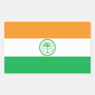Drapeau de Miami, Floride Sticker rectangulaire