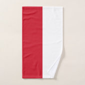Drapeau de Monaco (Serviette à main)