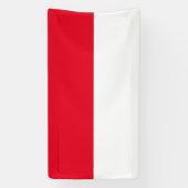 Drapeau de Monaco Monte Carlo panneau de bannière (Verticale)