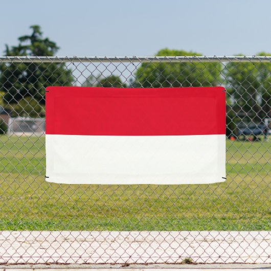 Drapeau de Monaco Monte Carlo panneau de bannière (Insitu)