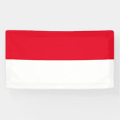 Drapeau de Monaco Monte Carlo panneau de bannière (Horizontal)