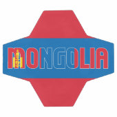 Drapeau de Mongolie Adorable patriotique (Plat)