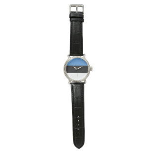 Drapeau de montre de l'Estonie