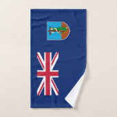 Drapeau de Montserrat (Serviette à main)