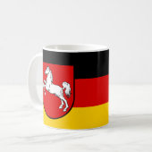 Drapeau de Mug de café de Basse-Saxe (Devant gauche)