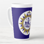Drapeau de Nashville, Tennessee Latte Mug (Angle gauche)