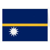Drapeau de Nauru (Devant horizontal)