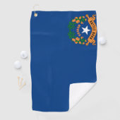 Drapeau de Neveda serviette de golf (En situation)