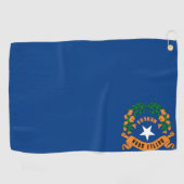 Drapeau de Neveda serviette de golf (Horizontal)