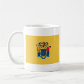 Drapeau de New Jersey + Tasse de carte (Gauche)
