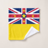 Drapeau de Niue (Gant de toilette)