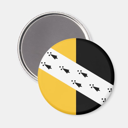 Drapeau de Norfolk Magnet (Recto/Verso)