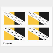 Drapeau de Norfolk Sticker rectangulaire (Feuille)