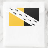 Drapeau de Norfolk Sticker rectangulaire (Sac)