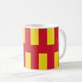 Drapeau de Northumberland Coffee Mug (Devant droit)