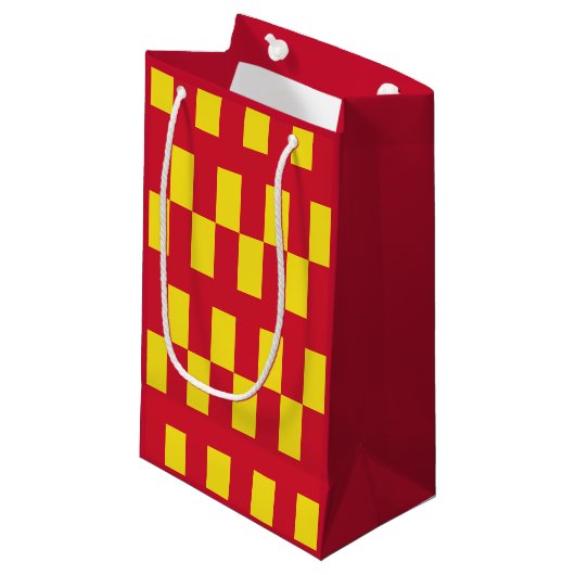 Drapeau de Northumberland petit sac cadeau (Devant Angle)