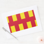 Drapeau de Northumberland Sticker rectangulaire (Enveloppe)