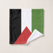 Drapeau de Palestine (Gant de toilette)