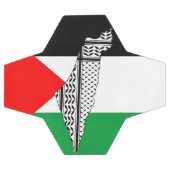 Drapeau de Palestine et carte avec Keffiyeh Motif (Plat)