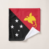 Drapeau de Papouasie-Nouvelle-Guinée (Gant de toilette)