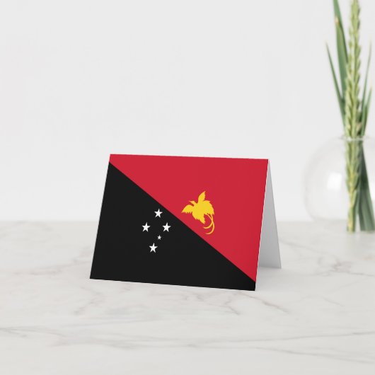 Drapeau de Papouasie-Nouvelle-Guinée (Devant)