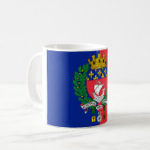 Drapeau de Paris, France Café Mug (Devant gauche)